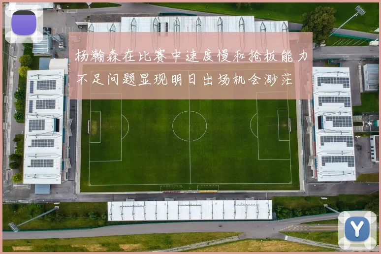 杨瀚森在比赛中速度慢和抢板能力不足问题显现明日出场机会渺茫